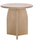 Havenly Barazi Round End Table - Bleached White – Safavieh