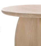 Havenly Barazi Round End Table - Bleached White – Safavieh
