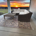Restoration Hardware RH Provence Left Arm L Shape Outdoor Sectional Sofa, Performance Linen Weave