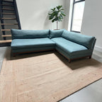 Joybird Arwen Corner L Shape 2 Piece Sectional in performance Royale in Pantone