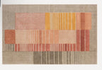 Burrow Prairie Modern 7'6"x9'9" Rug in Rust. Great for Pets