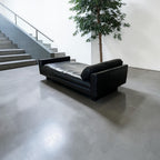 Room & Board Pierson 79” Leather Daybed, Down Blend in Onyx Leather