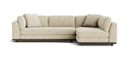 Joybird Miller 113” 2 Piece, L Shape Sectional in Crave Irish Cream
