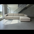 Crate & Barrel Peyton 123" 2-Piece Sectional Sofa with Right-Arm Chaise in Macey Cashmere