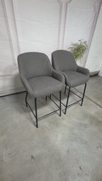Room & Board Counter Stools in Tepic Charcoal
